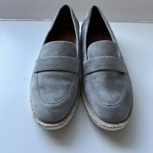 CASLON Women's Gray Suede Loafers Shoes Size 7M